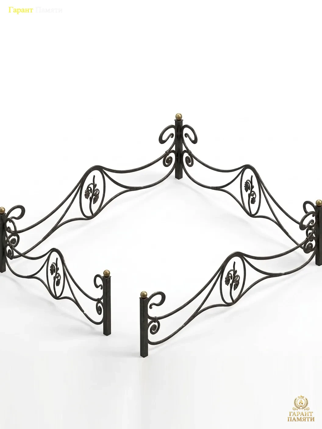 Кованая ограда Дуб
